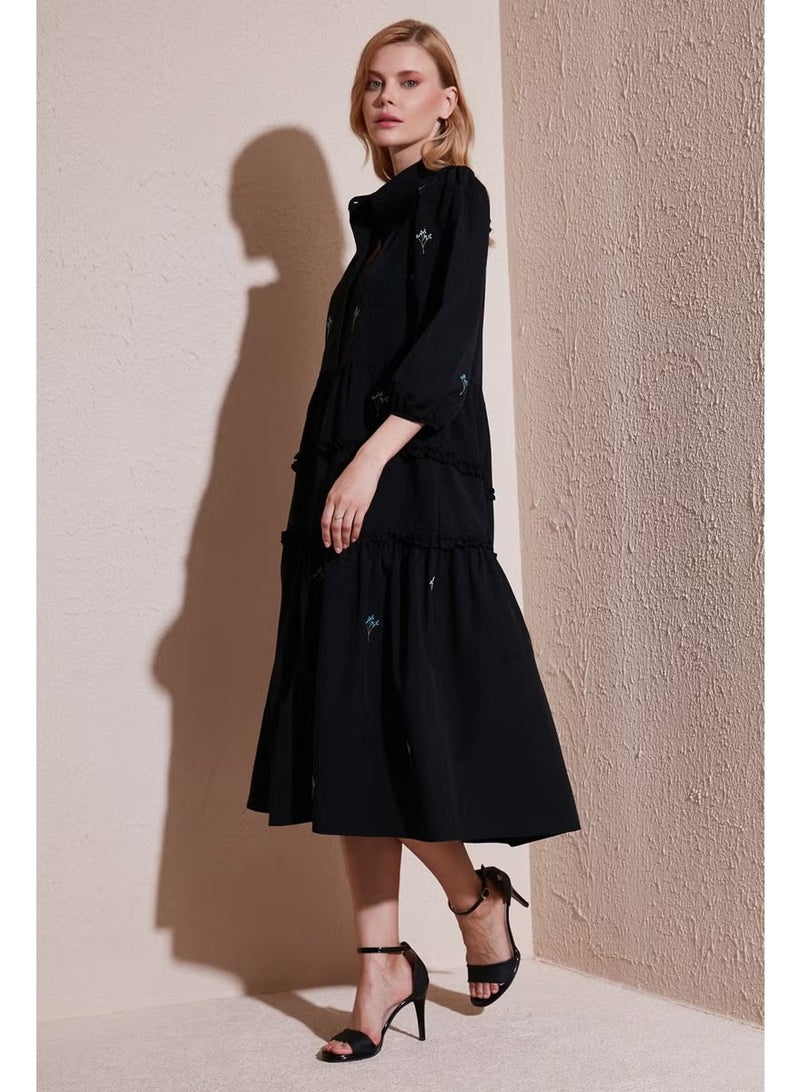 Lela Floral Tiered Dress - Image 2